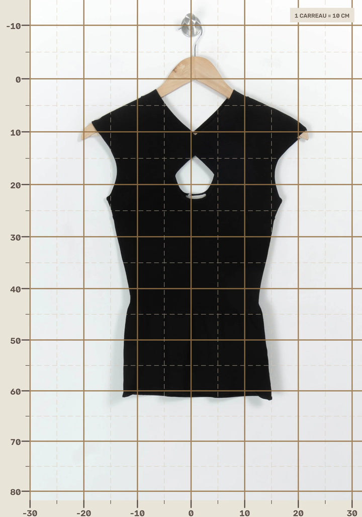 Top Noir - Taille M/38 de la marque Rodier | PARAD117880 - Vendu par Paradigme - Image 4
