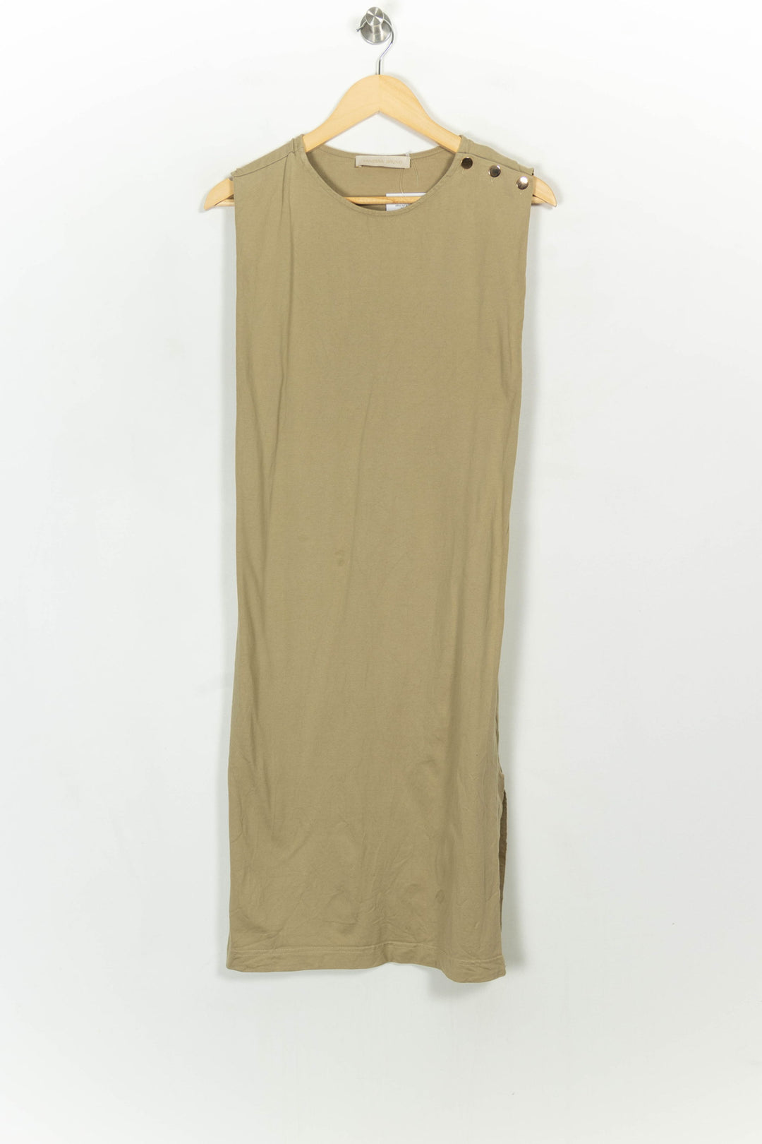 Robe Midi Beige - Taille S/36 de la marque Vanessa Bruno | PARAD117882 - Vendu par Paradigme - Image 2