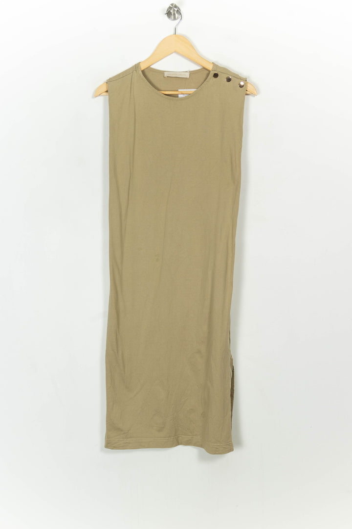 Robe Midi Beige - Taille S/36 de la marque Vanessa Bruno | PARAD117882 - Vendu par Paradigme - Image 2