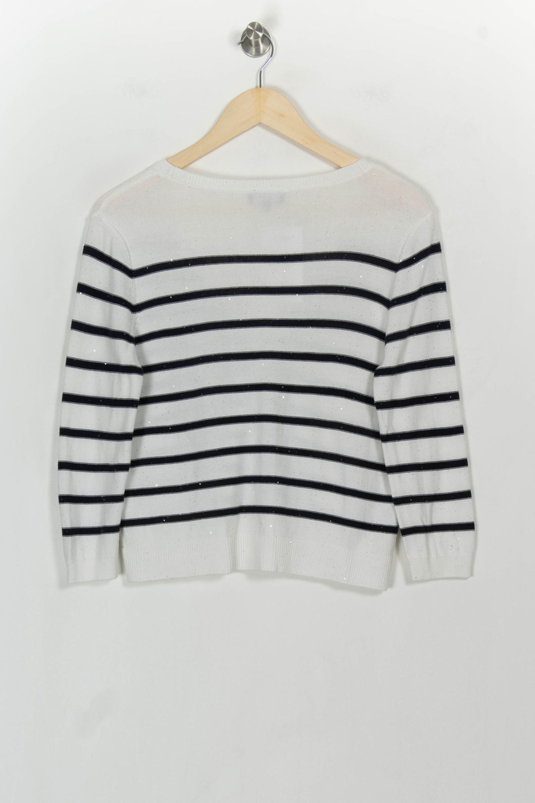 Cardigan Blanc et Noir - Taille S/36 de la marque Caroll | PARAD117883 - Vendu par Paradigme - Image 5