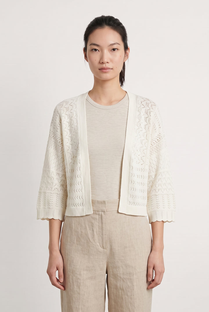 Gilet Beige - Taille XS/34 de la marque La Fée Maraboutée | PARAD117889 - Vendu par Paradigme - Image 1