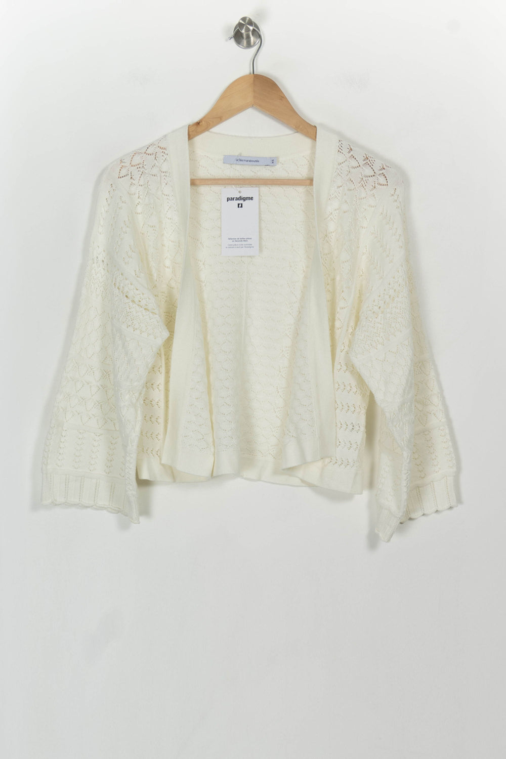 Gilet Beige - Taille XS/34 de la marque La Fée Maraboutée | PARAD117889 - Vendu par Paradigme - Image 2