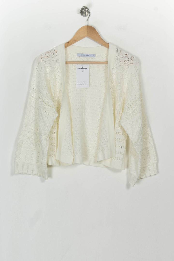 Gilet Beige - Taille XS/34 de la marque La Fée Maraboutée | PARAD117889 - Vendu par Paradigme - Image 2