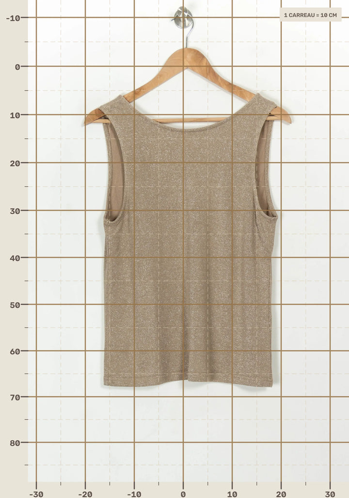 Débardeur Beige - Taille L/40 de la marque Grace &amp; Mila | PARAD117890 - Vendu par Paradigme - Image 4