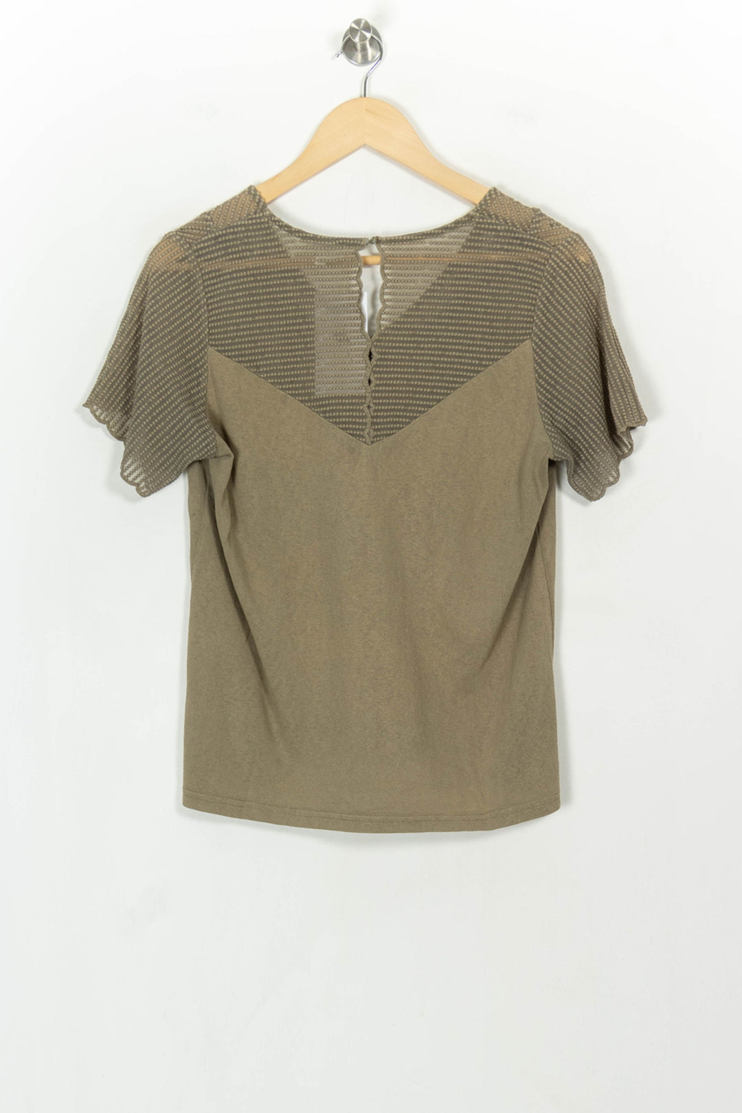 Tee-shirt Manche Courte Beige - Taille L/40 de la marque Grace &amp; Mila | PARAD117893 - Vendu par Paradigme - Image 5