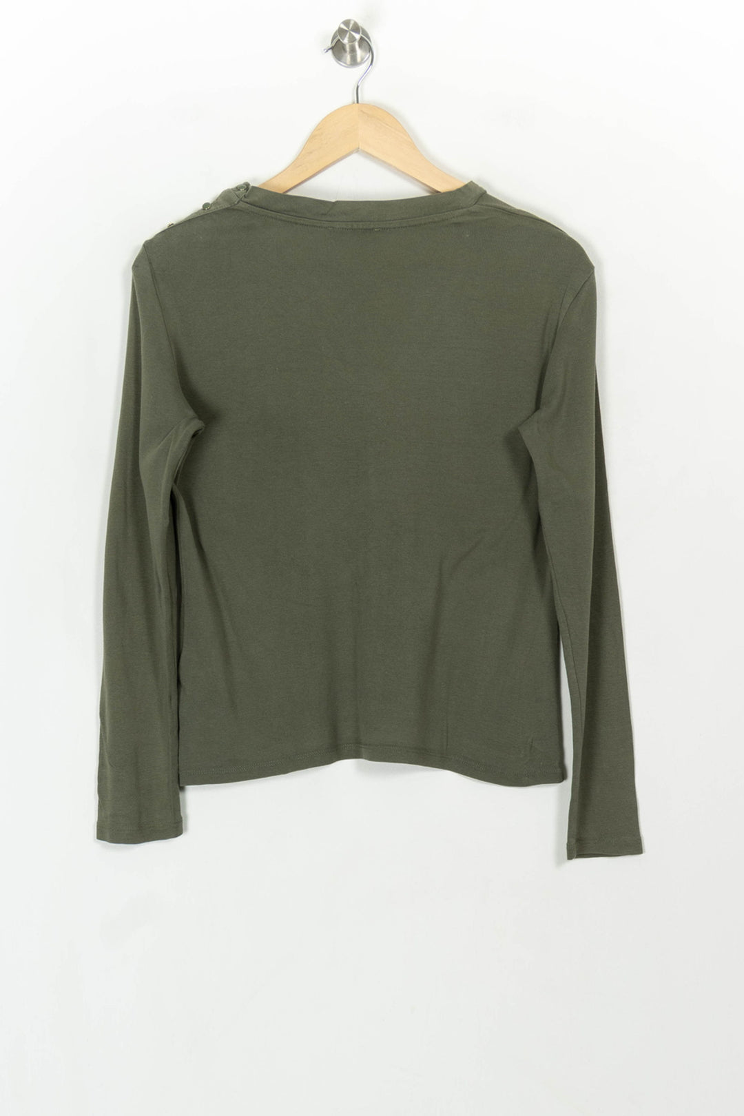 Tee-shirt manches longues Vert - Taille M/38 de la marque Caroll | PARAD117895 - Vendu par Paradigme - Image 5
