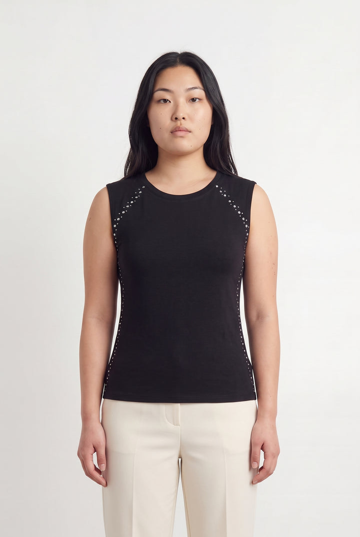 Débardeur Noir - Taille L/40 de la marque Caroll | PARAD117898 - Vendu par Paradigme - Image 1