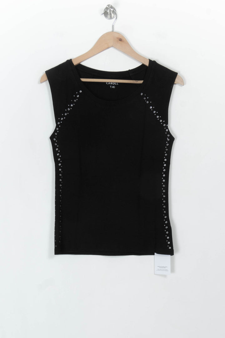 Débardeur Noir - Taille L/40 de la marque Caroll | PARAD117898 - Vendu par Paradigme - Image 2