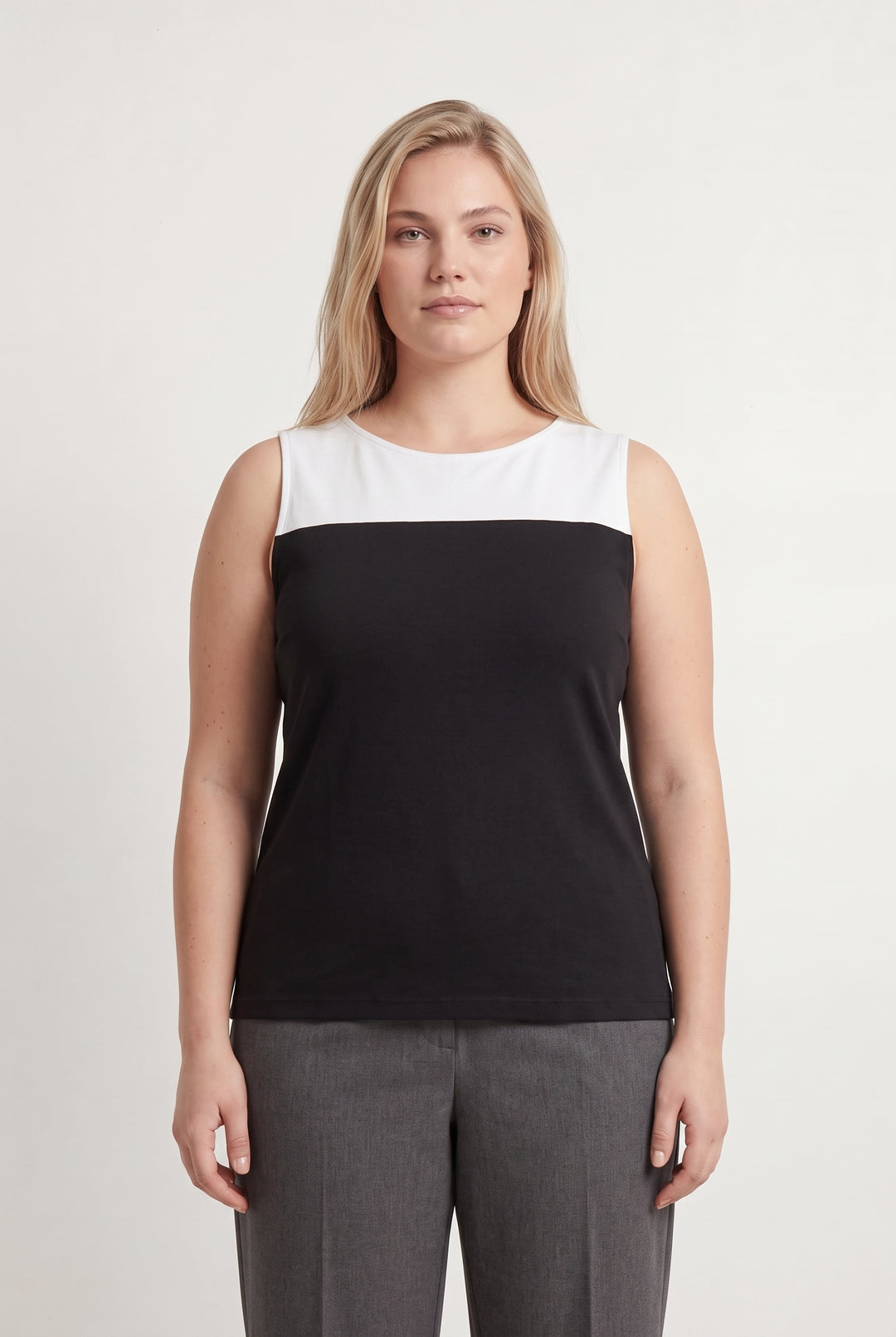 Débardeur Noir et Blanc - Taille XL/42 de la marque Maison 123 | PARAD117900 - Vendu par Paradigme - Image 1