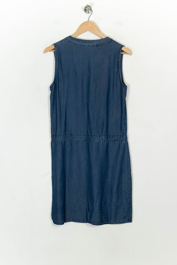 Robe Chemise Bleue - Taille S/36 de la marque La Fée Maraboutée | PARAD117902 - Vendu par Paradigme - Image 5