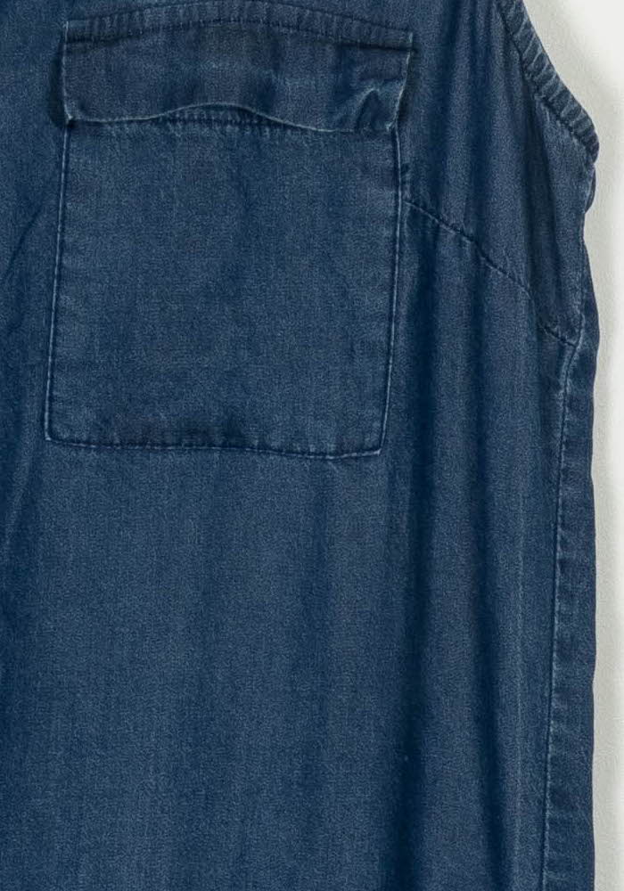 Robe Chemise Bleue - Taille S/36 de la marque La Fée Maraboutée | PARAD117902 - Vendu par Paradigme - Image 3