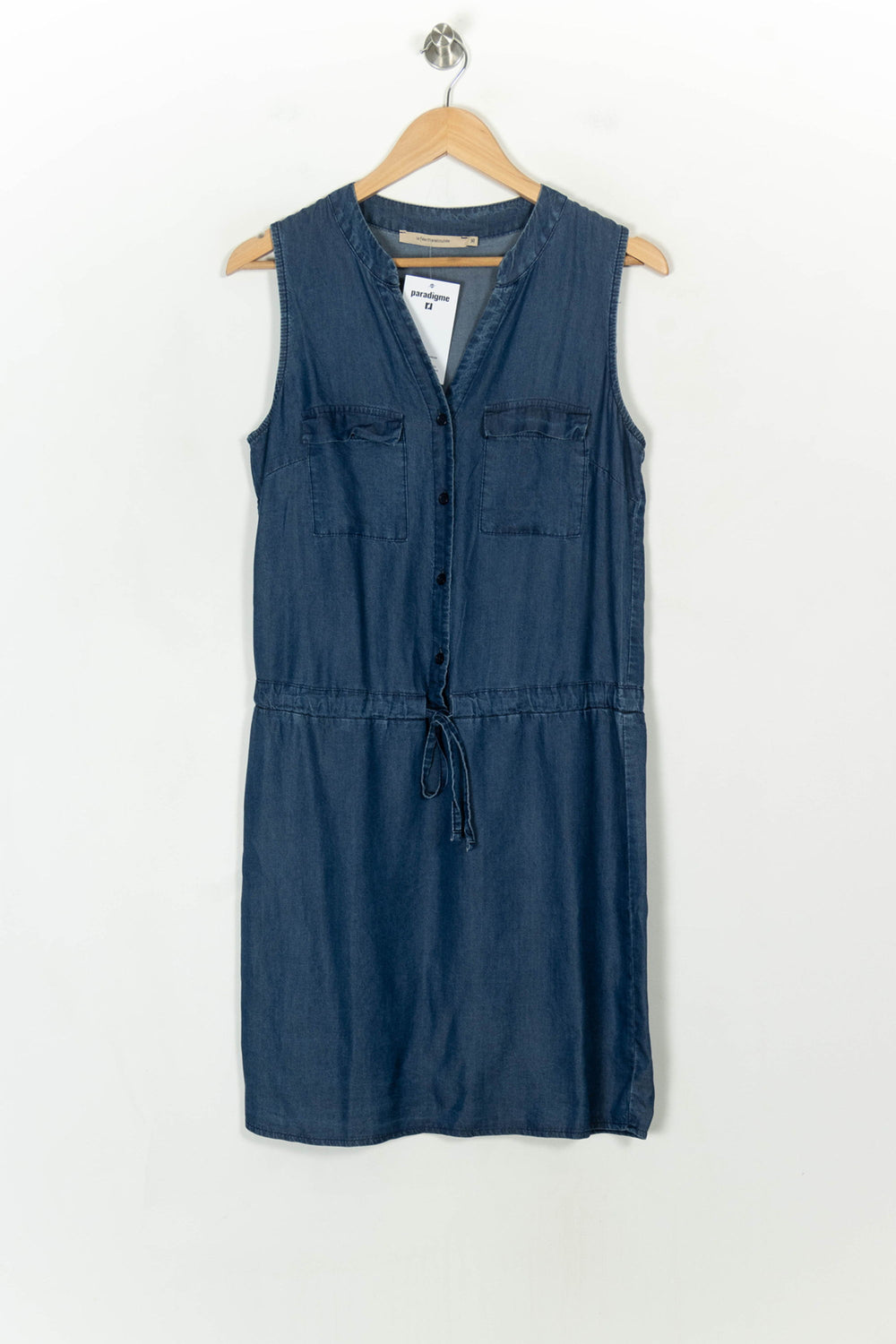 Robe Chemise Bleue - Taille S/36 de la marque La Fée Maraboutée | PARAD117902 - Vendu par Paradigme - Image 2