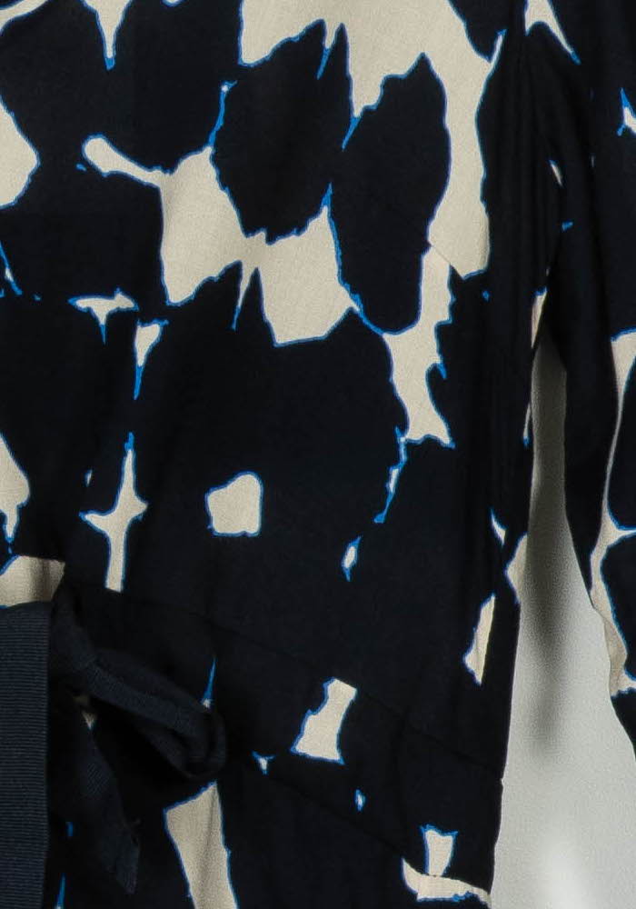 Robe Bleu et Blanc - Taille S/36 de la marque La Fée Maraboutée | PARAD117903 - Vendu par Paradigme - Image 3