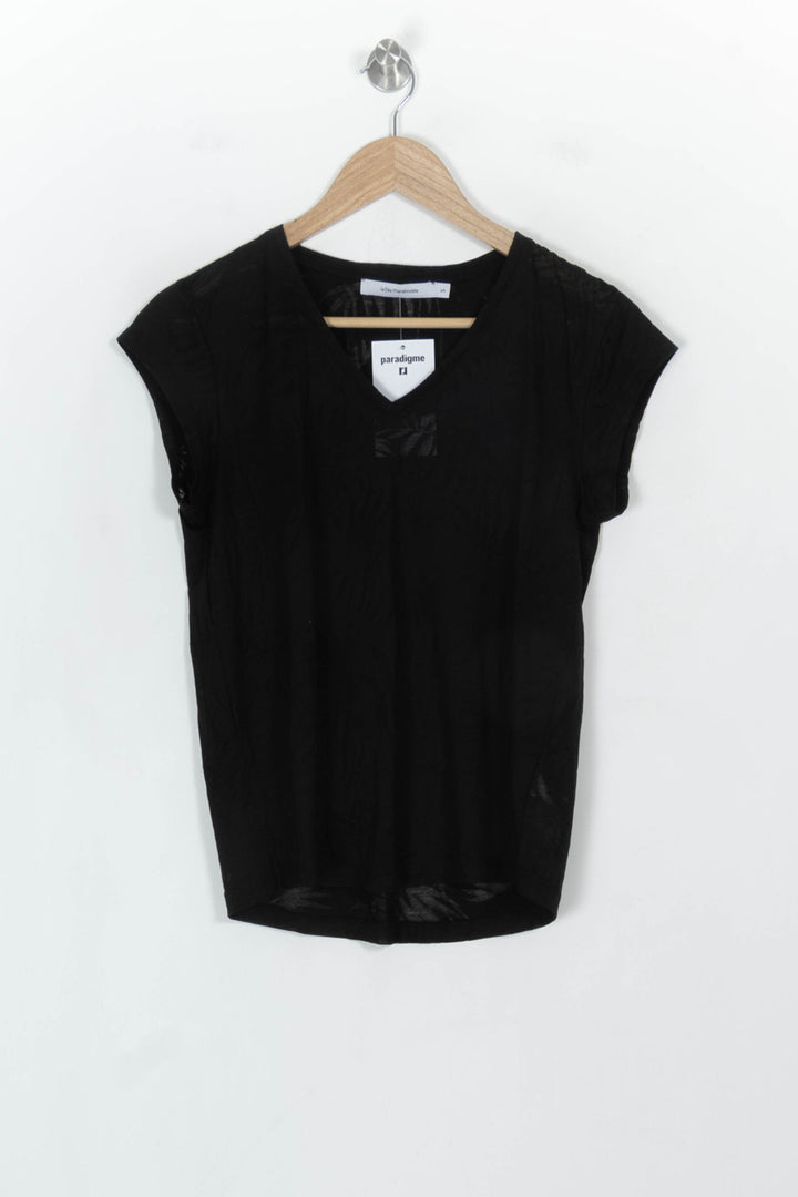 Tee-shirt Noir - Taille S/36 de la marque La Fée Maraboutée | PARAD117905 - Vendu par Paradigme - Image 2