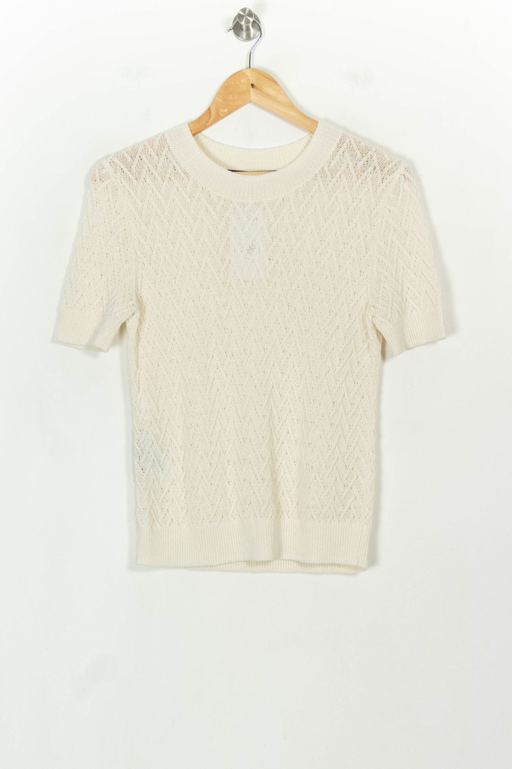 Pull Manches Courtes Beige - Taille L/40 de la marque Comptoir des Cotonniers | PARAD117907 - Vendu par Paradigme - Image 2