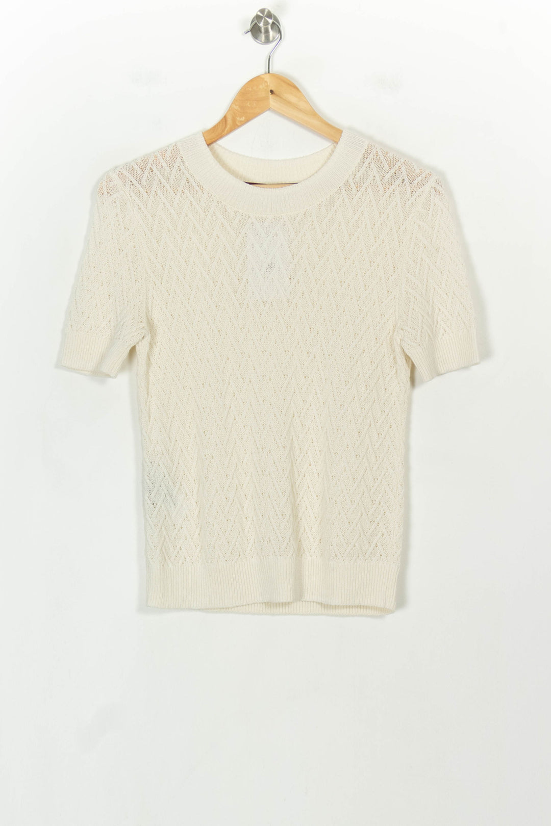 Pull Manches Courtes Beige - Taille L/40 de la marque Comptoir des Cotonniers | PARAD117907 - Vendu par Paradigme - Image 2
