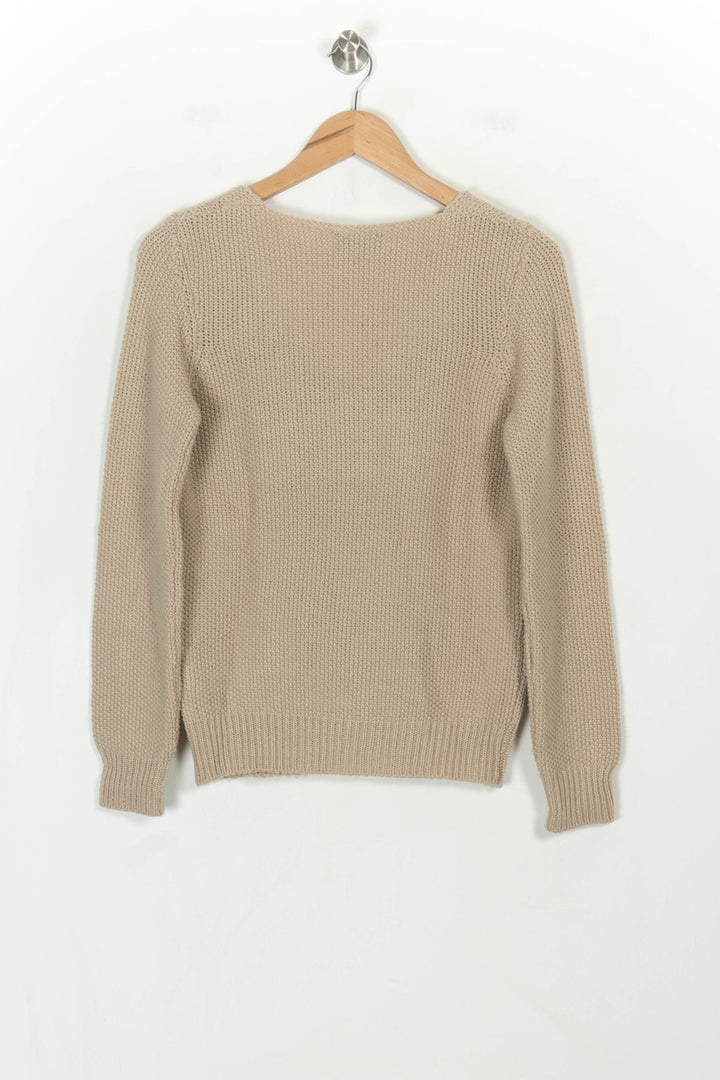 Pull Beige - Taille M/38 de la marque Caroll | PARAD117908 - Vendu par Paradigme - Image 5