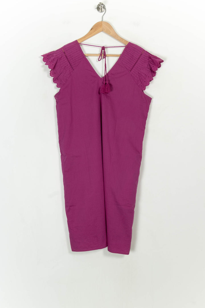 Robe Violet - Taille M/38 de la marque La Fée Maraboutée | PARAD117913 - Vendu par Paradigme - Image 5