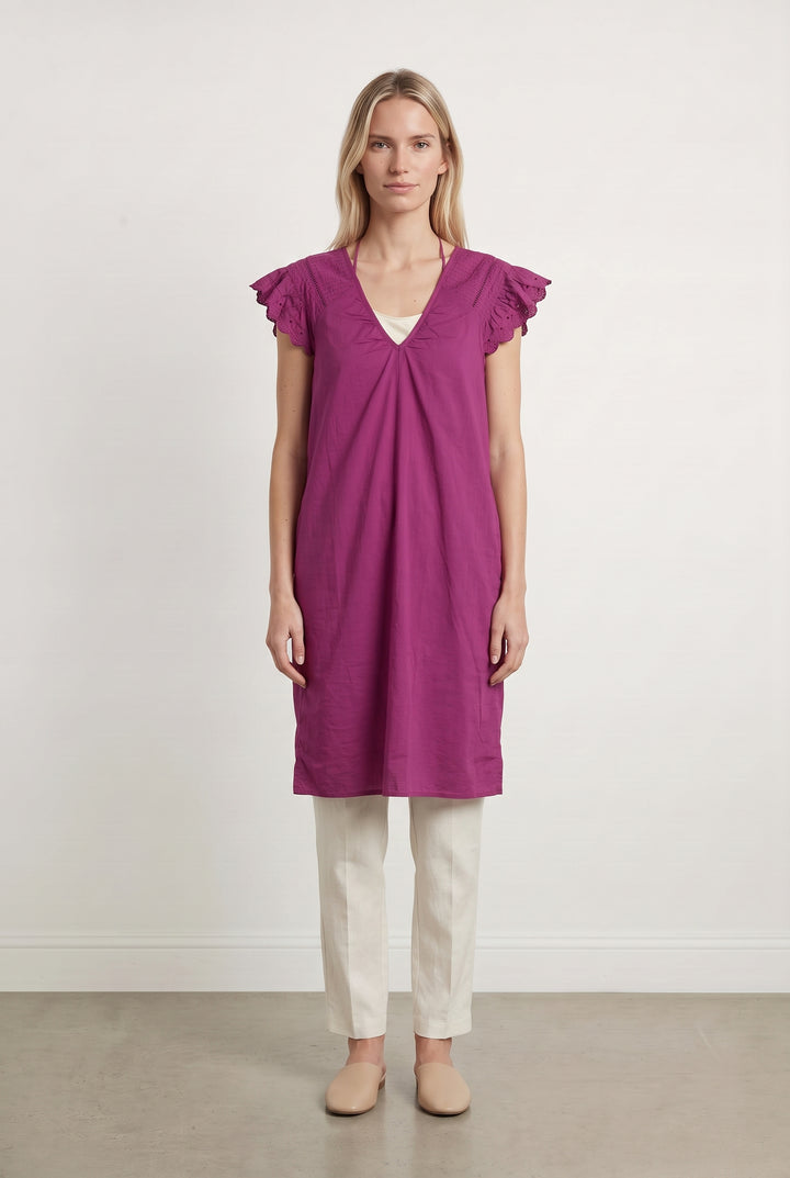 Robe Violet - Taille M/38 de la marque La Fée Maraboutée | PARAD117913 - Vendu par Paradigme - Image 1