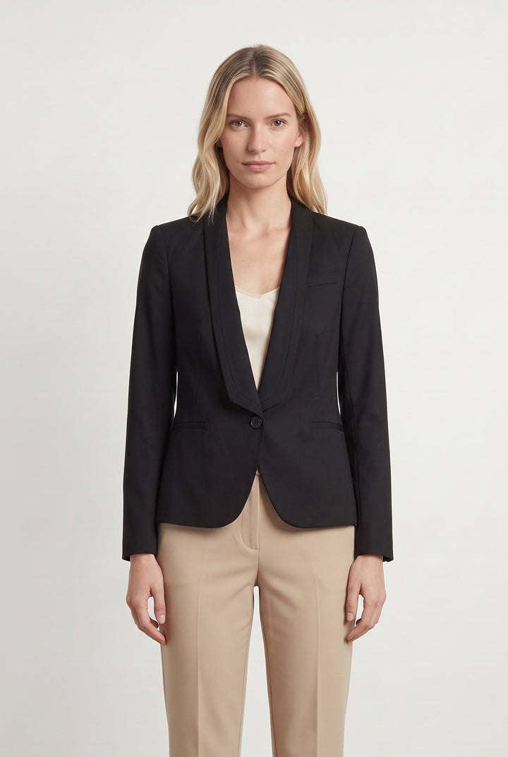 Blazer Noir - Taille XS/34 de la marque Comptoir des Cotonniers | PARAD117914 - Vendu par Paradigme - Image 1