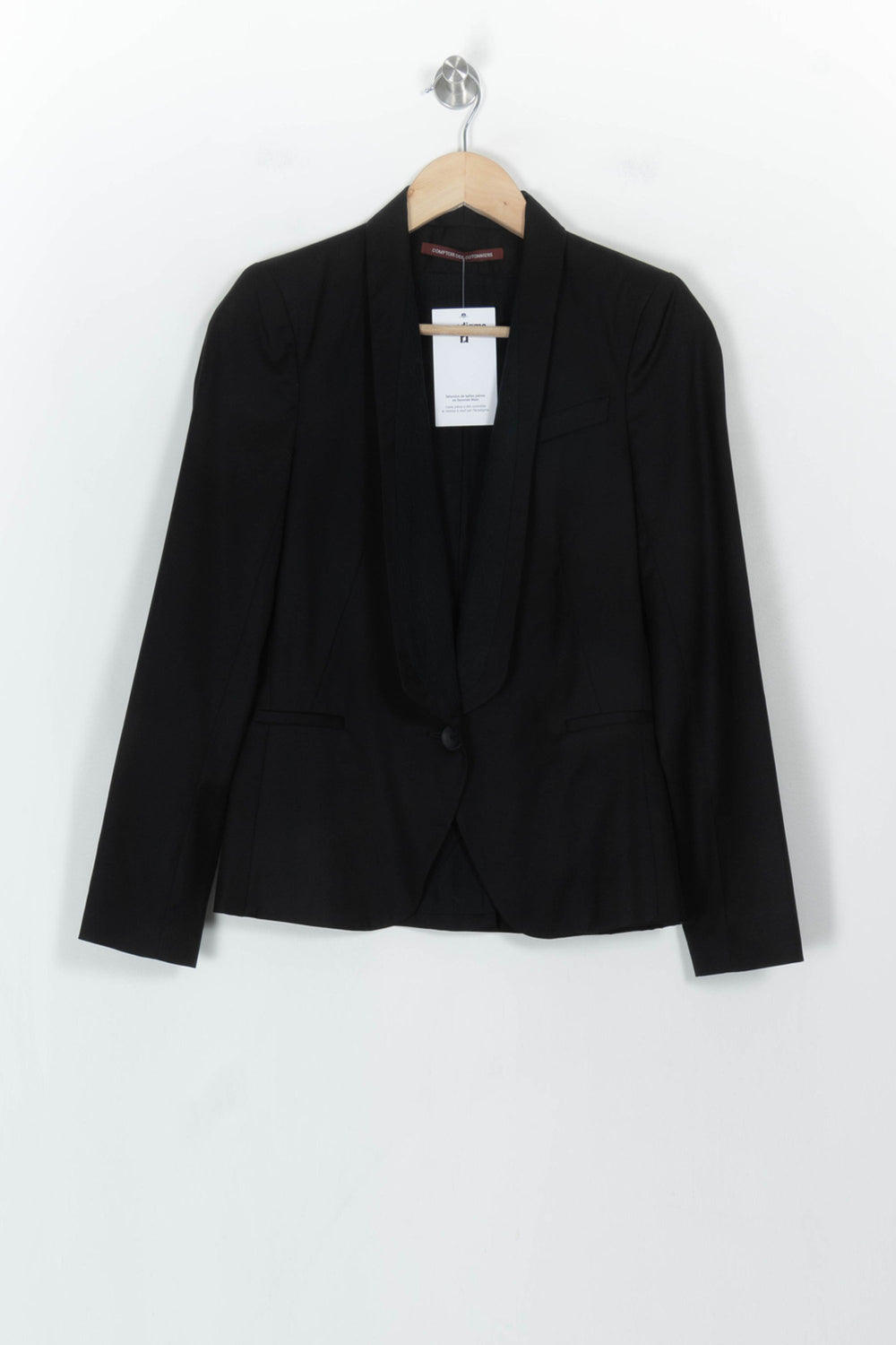 Blazer Noir - Taille XS/34 de la marque Comptoir des Cotonniers | PARAD117914 - Vendu par Paradigme - Image 2