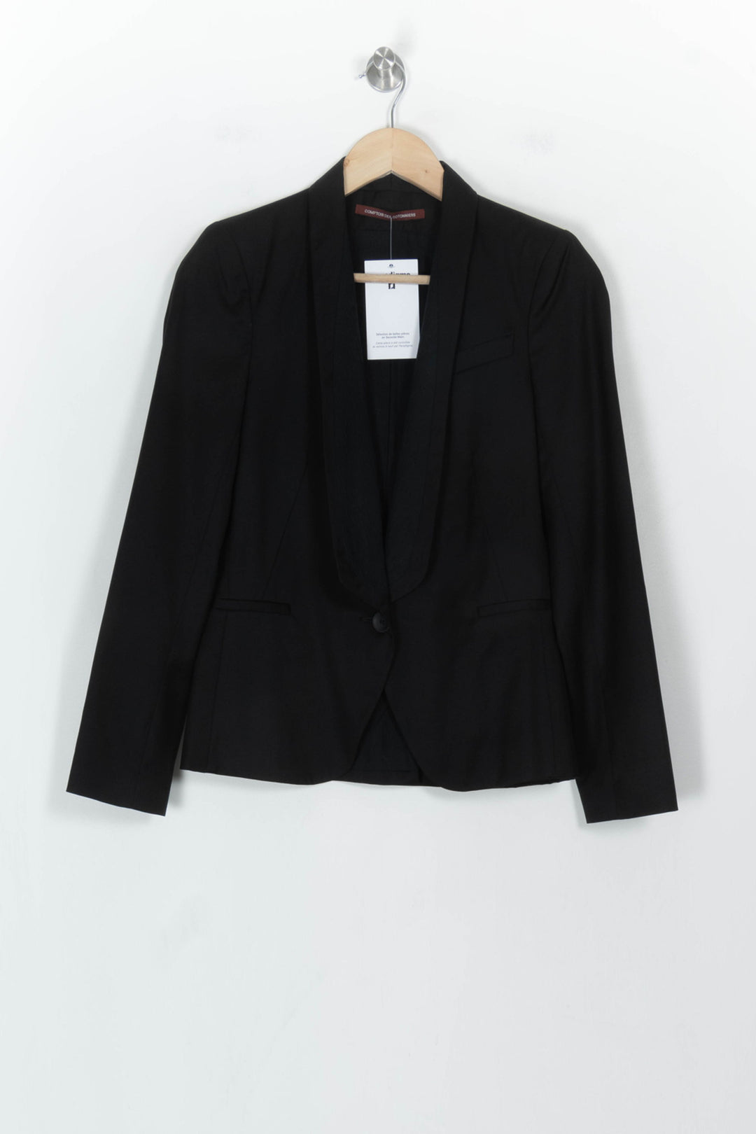 Blazer Noir - Taille XS/34 de la marque Comptoir des Cotonniers | PARAD117914 - Vendu par Paradigme - Image 2