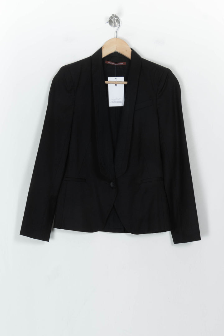 Blazer Noir - Taille XS/34 de la marque Comptoir des Cotonniers | PARAD117914 - Vendu par Paradigme - Image 2