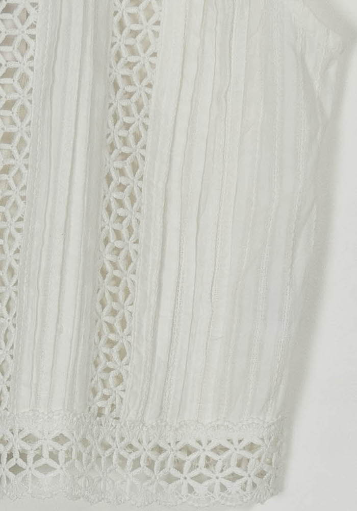 Blouse Sans Manches Blanche - Taille XS/34 de la marque Petite Mendigote | PARAD117917 - Vendu par Paradigme - Image 3