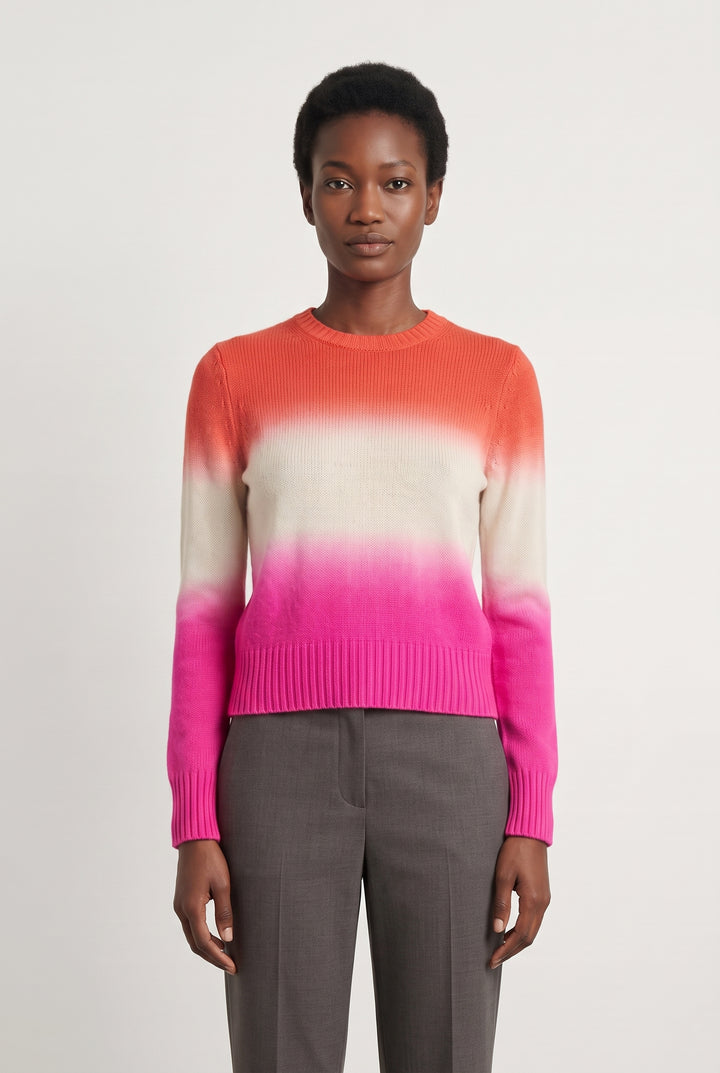 Pull Col Rond Rose et Orange - Taille XS/34 de la marque From Future | PARAD117918 - Vendu par Paradigme - Image 1