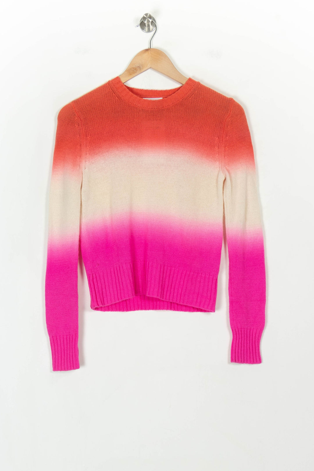 Pull Col Rond Rose et Orange - Taille XS/34 de la marque From Future | PARAD117918 - Vendu par Paradigme - Image 2