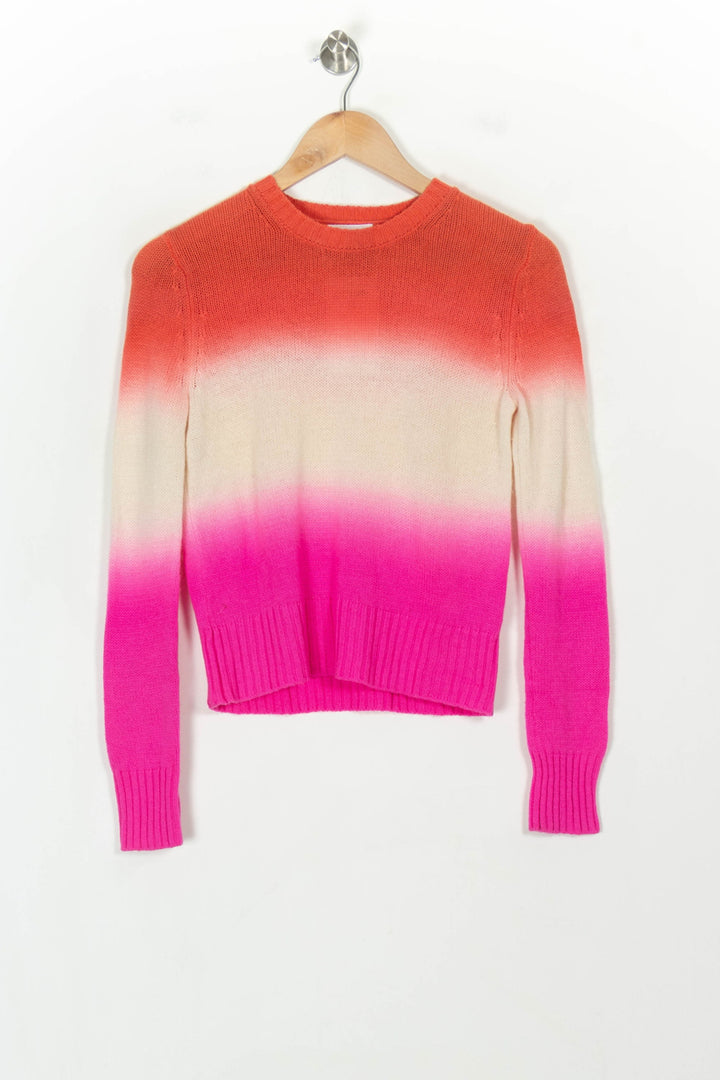 Pull Col Rond Rose et Orange - Taille XS/34 de la marque From Future | PARAD117918 - Vendu par Paradigme - Image 2