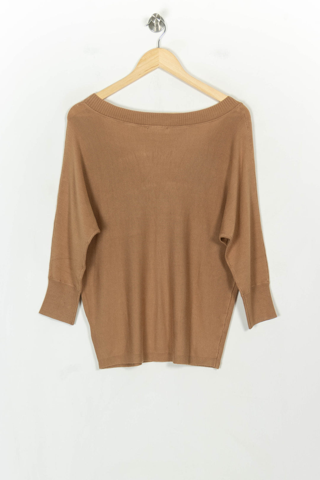 Pull Marron - Taille XS/34 de la marque Caroll | PARAD117919 - Vendu par Paradigme - Image 5