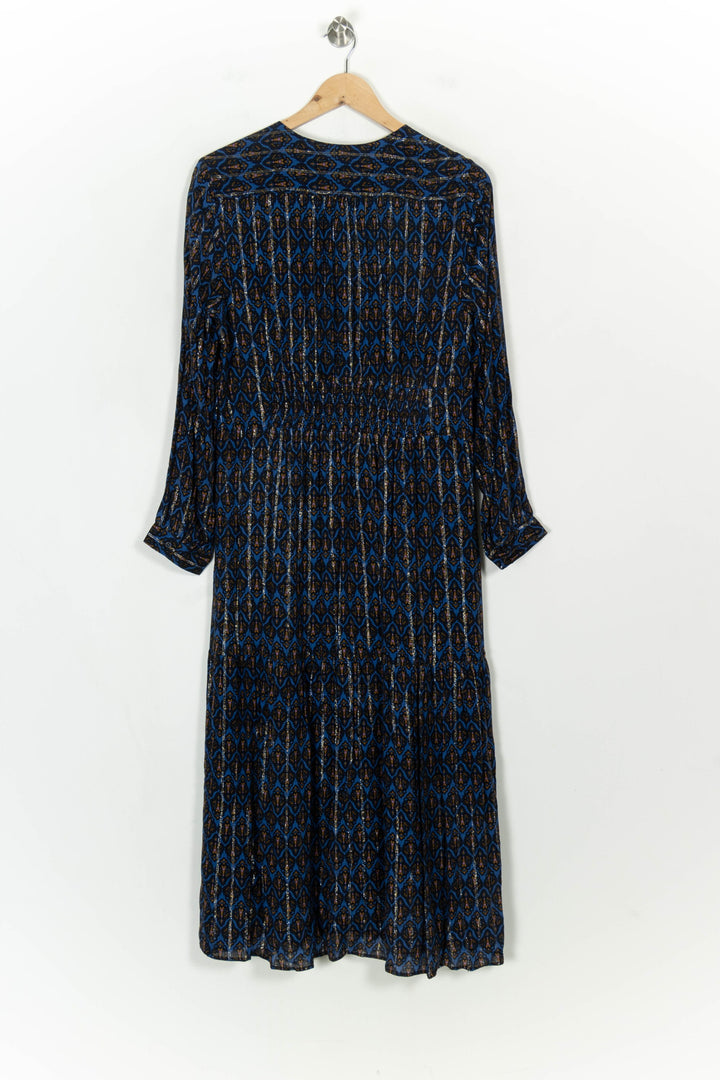 Robe Longue Bleue et Noire - Taille XL/42 de la marque Maison 123 | PARAD117920 - Vendu par Paradigme - Image 5