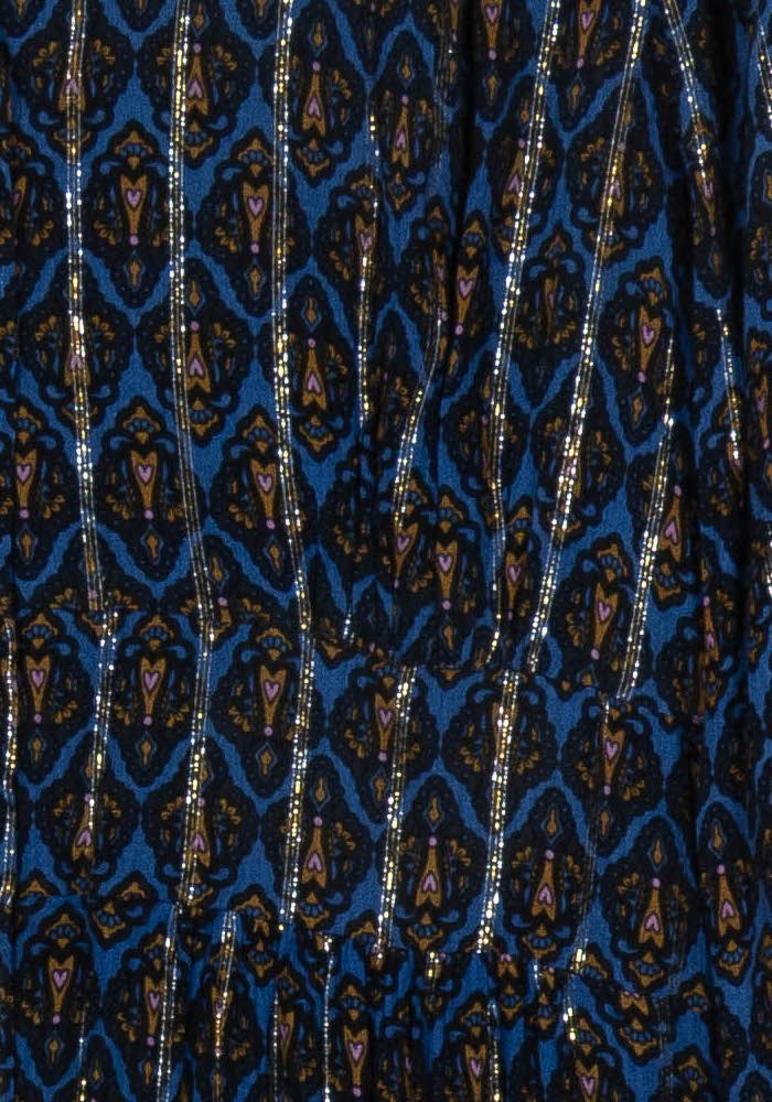 Robe Longue Bleue et Noire - Taille XL/42 de la marque Maison 123 | PARAD117920 - Vendu par Paradigme - Image 3