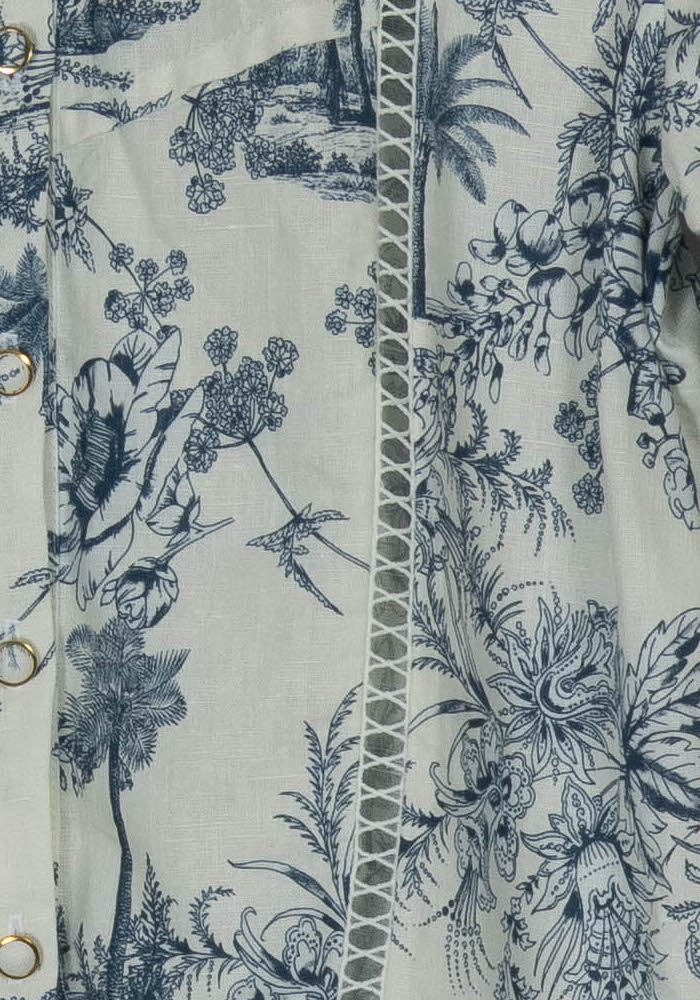 Blouse Bleu et Blanc - Taille XS/34 de la marque Opullence | PARAD117922 - Vendu par Paradigme - Image 3