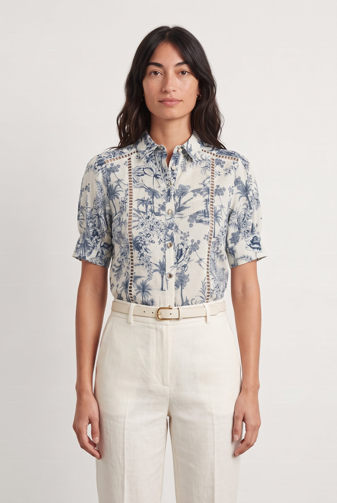 Blouse Bleu et Blanc - Taille XS/34 de la marque Opullence | PARAD117922 - Vendu par Paradigme - Image 1