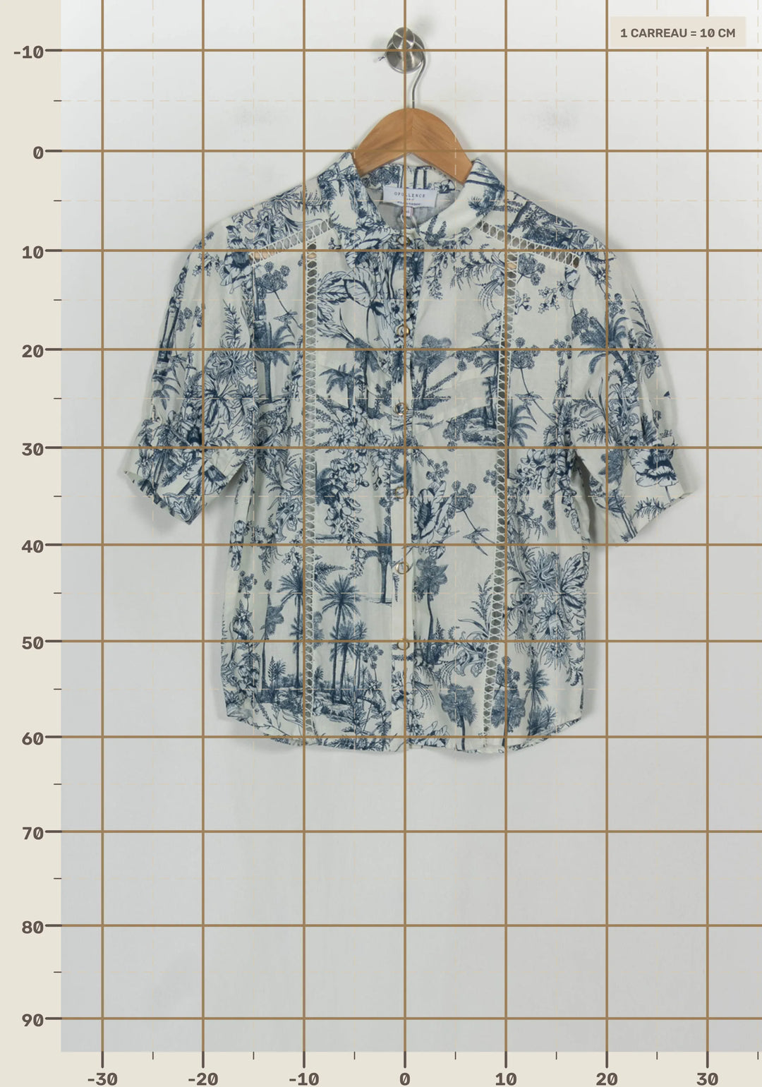 Blouse Bleu et Blanc - Taille XS/34 de la marque Opullence | PARAD117922 - Vendu par Paradigme - Image 4