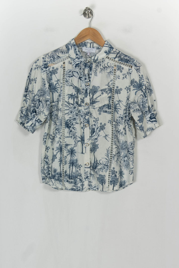 Blouse Bleu et Blanc - Taille XS/34 de la marque Opullence | PARAD117922 - Vendu par Paradigme - Image 2