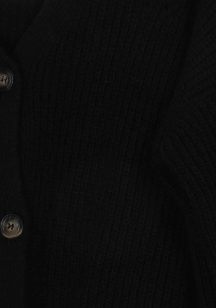 Cardigan Noir - Taille M/38 de la marque La Fée Maraboutée | PARAD117924 - Vendu par Paradigme - Image 3