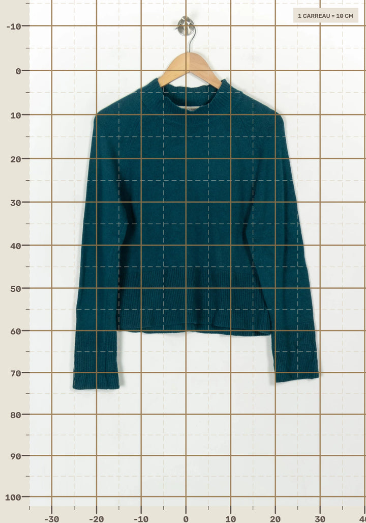Pull Bleu - Taille S/36 de la marque La Fée Maraboutée | PARAD117925 - Vendu par Paradigme - Image 4