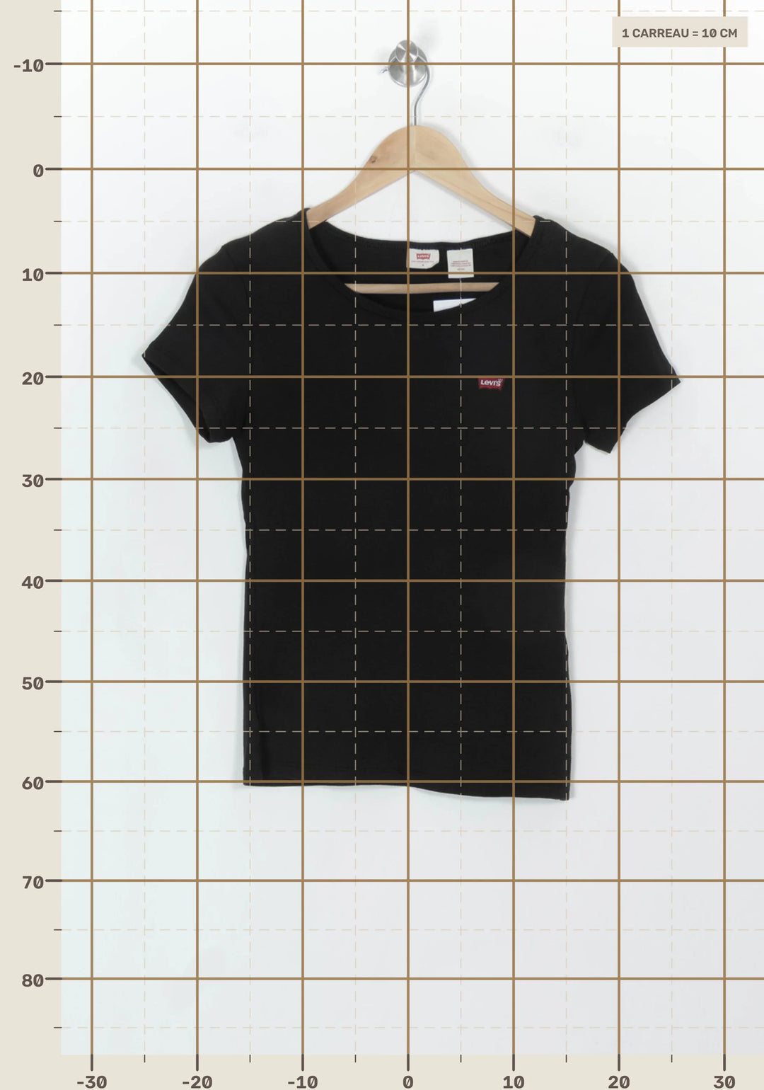 Tee-shirt Noir - Taille S/36 de la marque Levi&