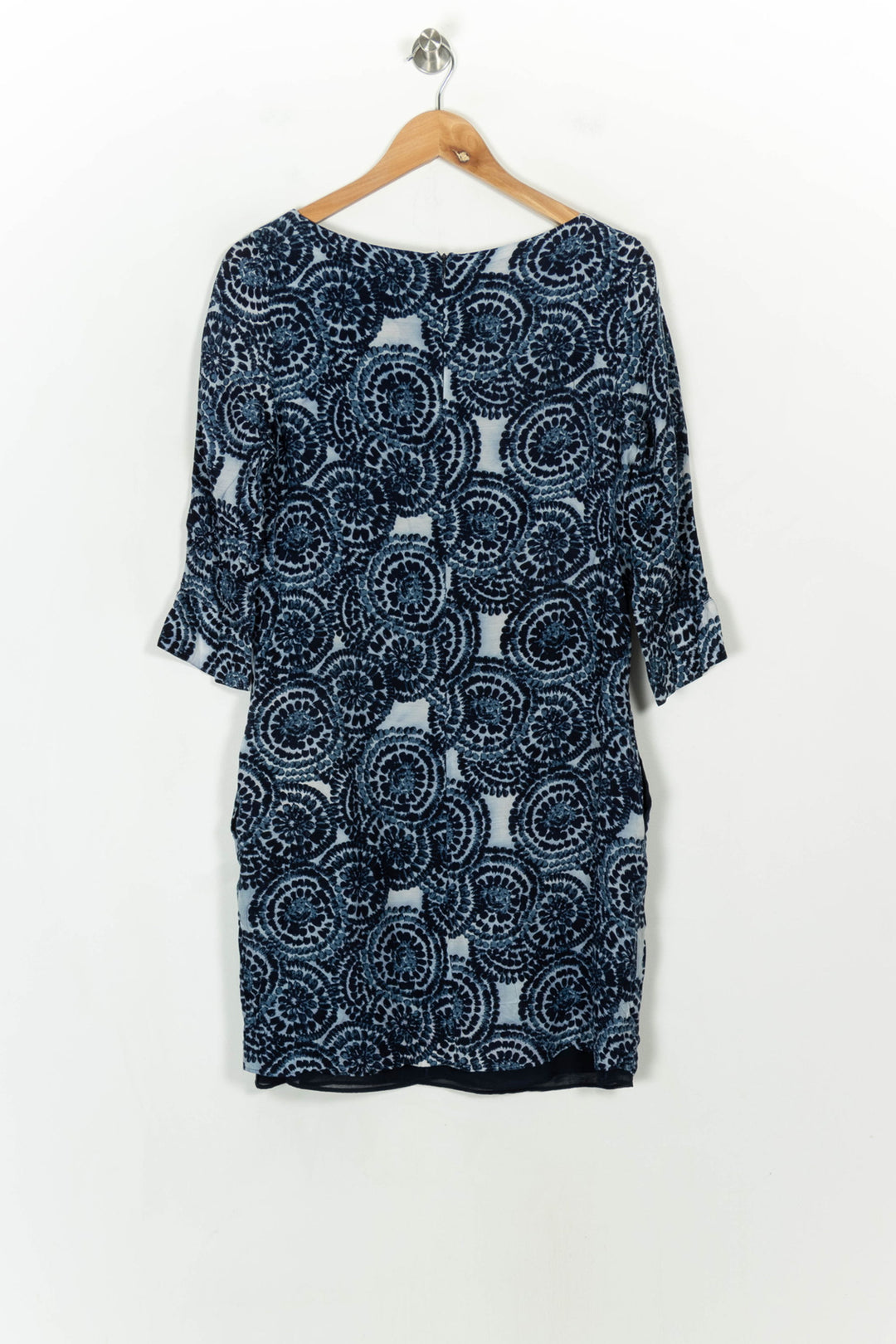 Robe Droite Bleue et Blanche - Taille M/38 de la marque Sud express | PARAD117928 - Vendu par Paradigme - Image 5