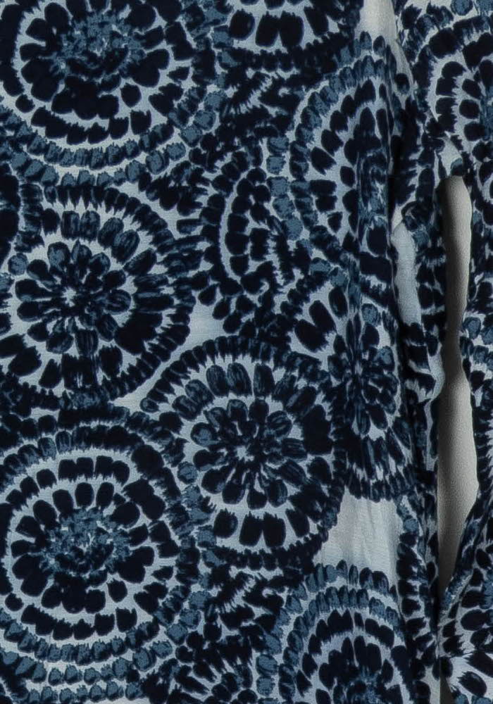 Robe Droite Bleue et Blanche - Taille M/38 de la marque Sud express | PARAD117928 - Vendu par Paradigme - Image 3