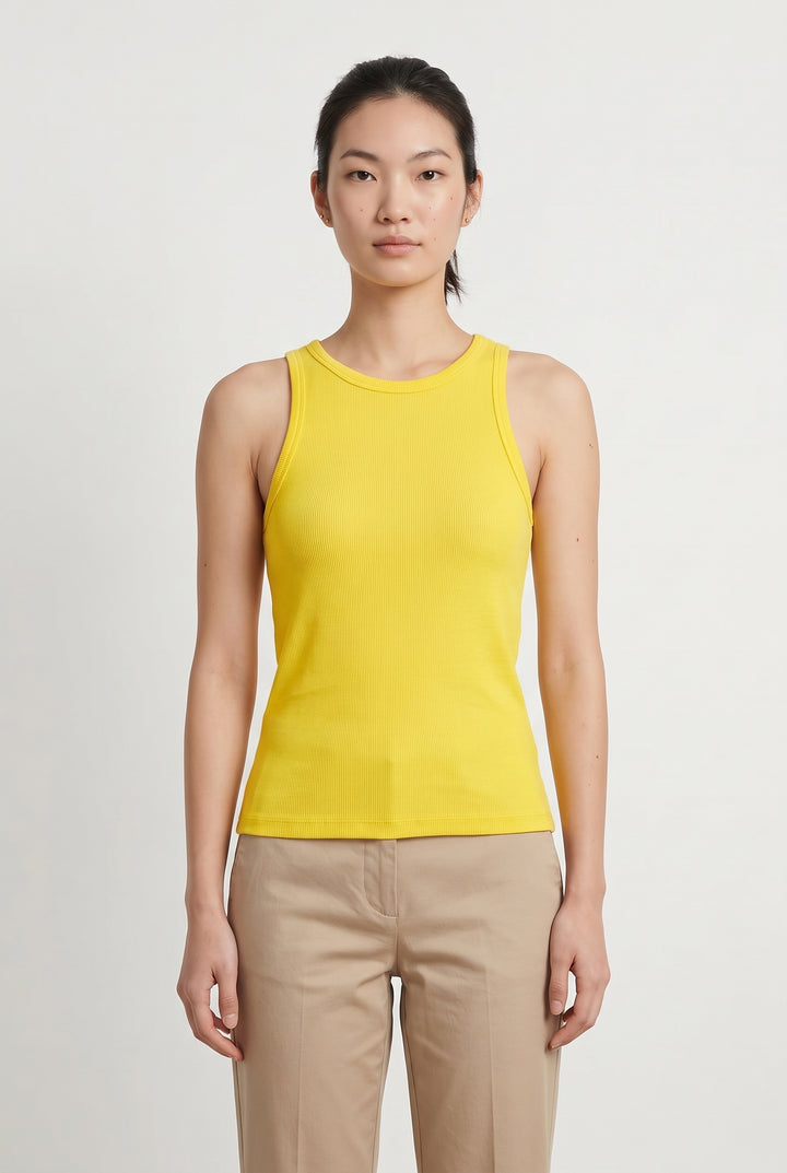 Débardeur Jaune - Taille S/36 de la marque Galeries Lafayette | PARAD117929 - Vendu par Paradigme - Image 1