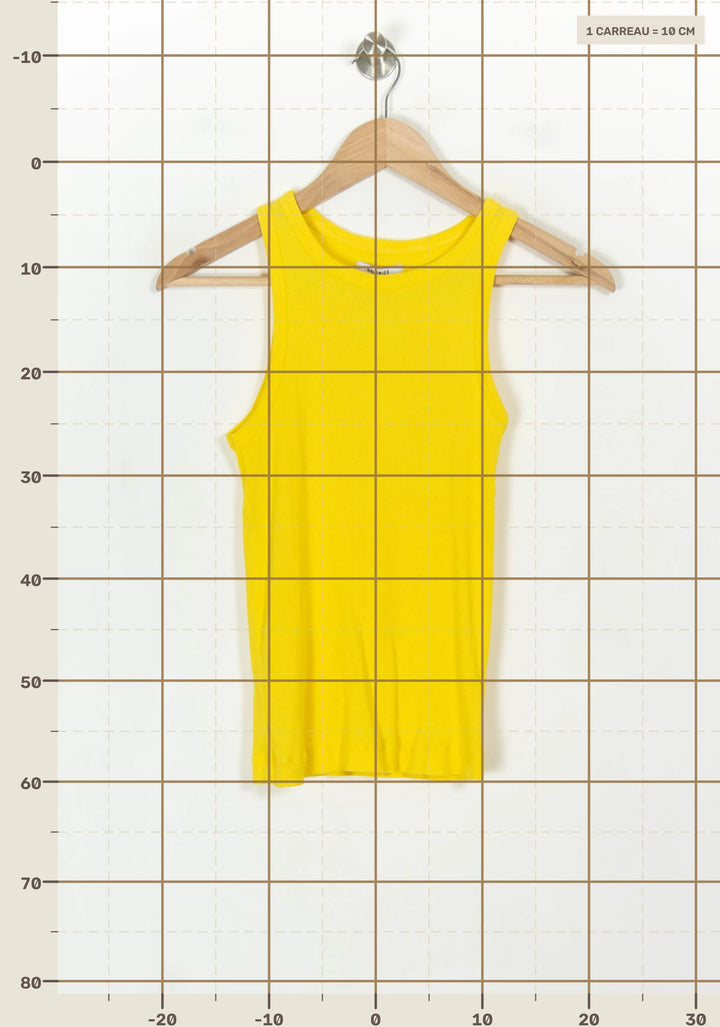Débardeur Jaune - Taille S/36 de la marque Galeries Lafayette | PARAD117929 - Vendu par Paradigme - Image 4