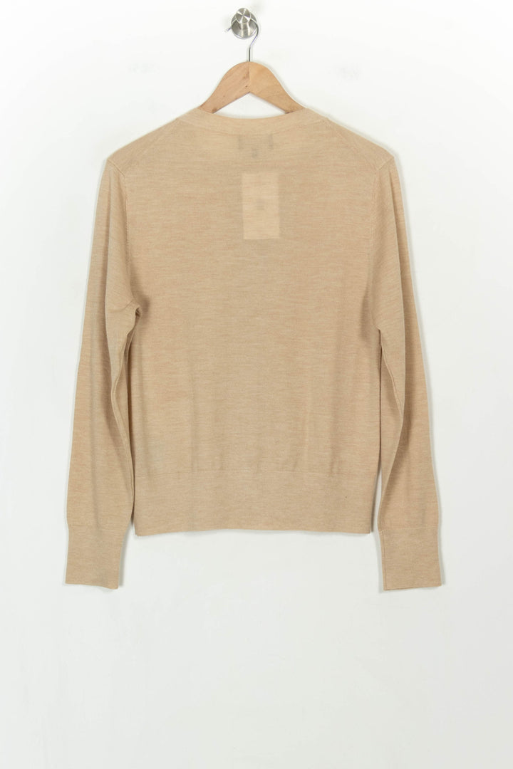 Cardigan Beige - Taille XL/42 de la marque Eric Bompard | PARAD117931 - Vendu par Paradigme - Image 5