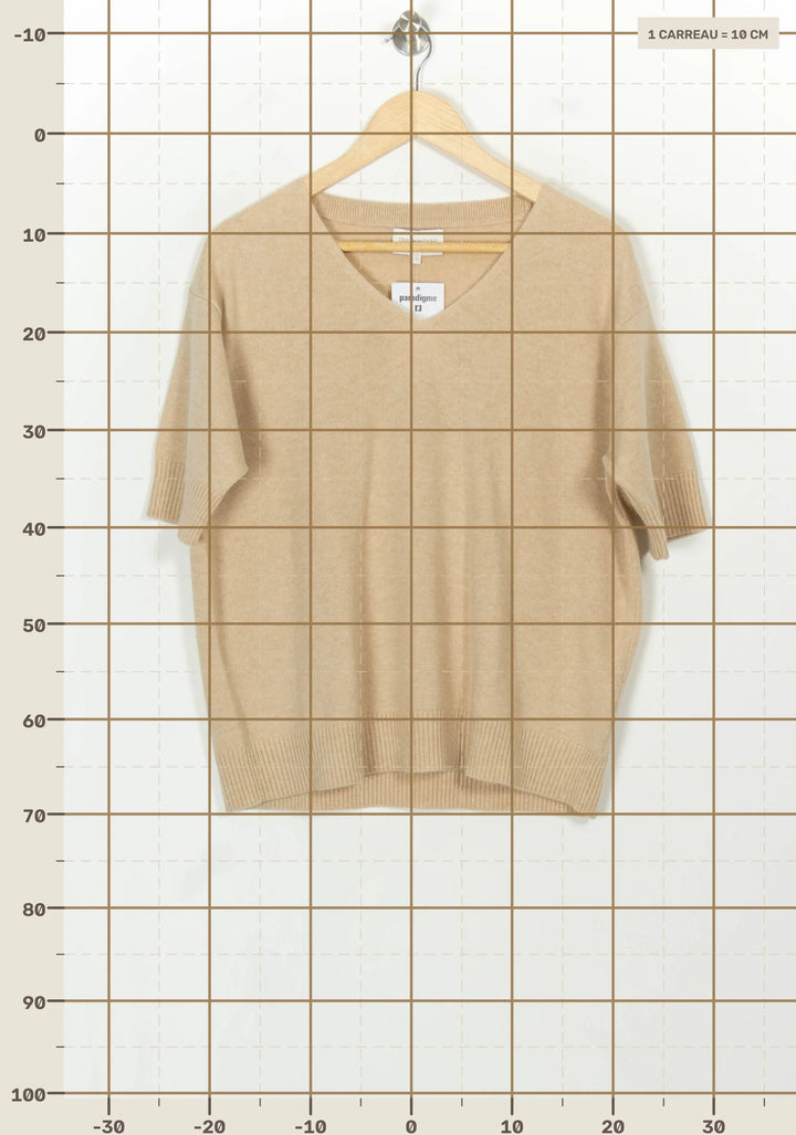Pull Beige - Taille L/40 de la marque Eric Bompard | PARAD117932 - Vendu par Paradigme - Image 4