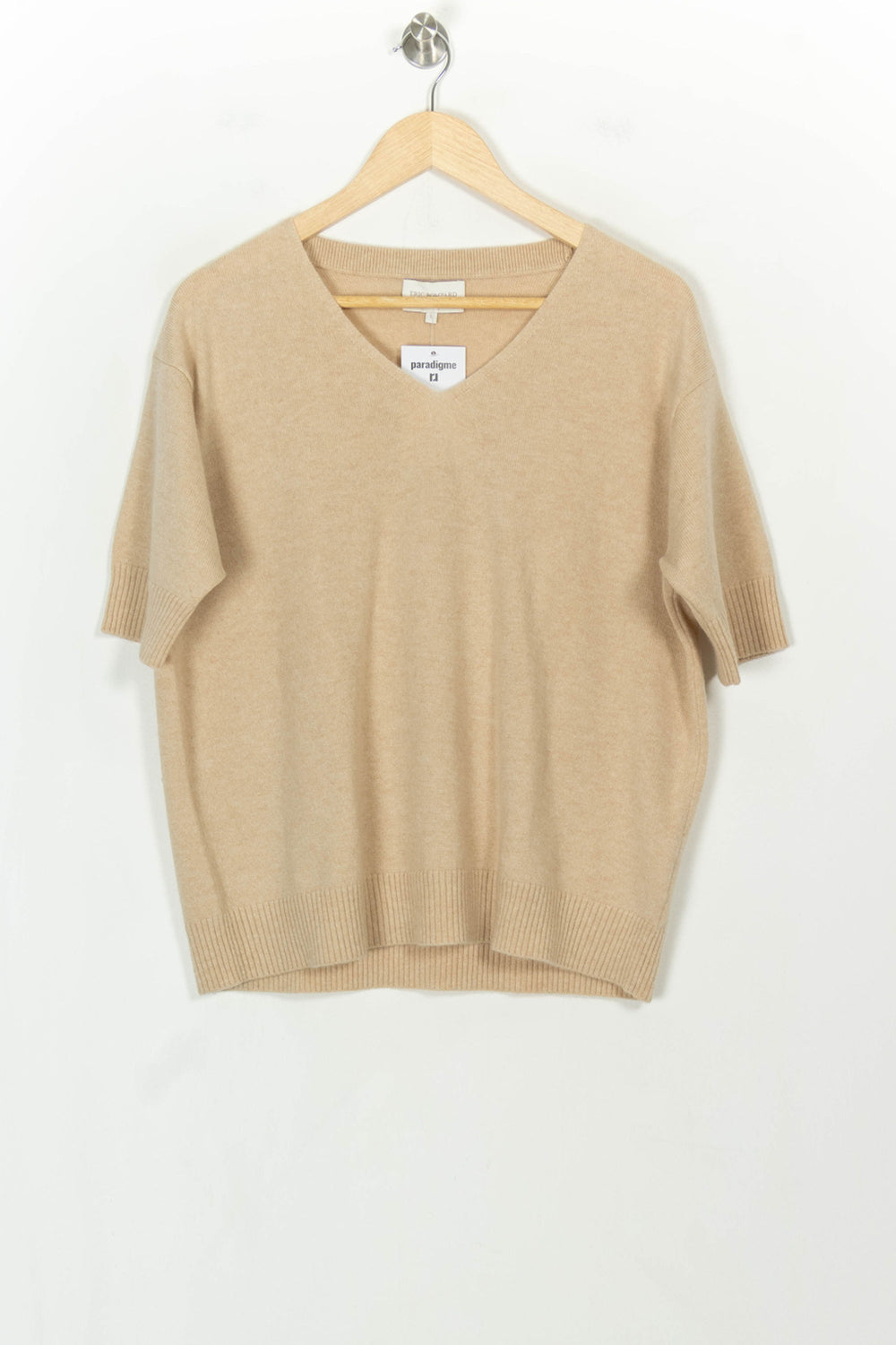Pull Beige - Taille L/40 de la marque Eric Bompard | PARAD117932 - Vendu par Paradigme - Image 2