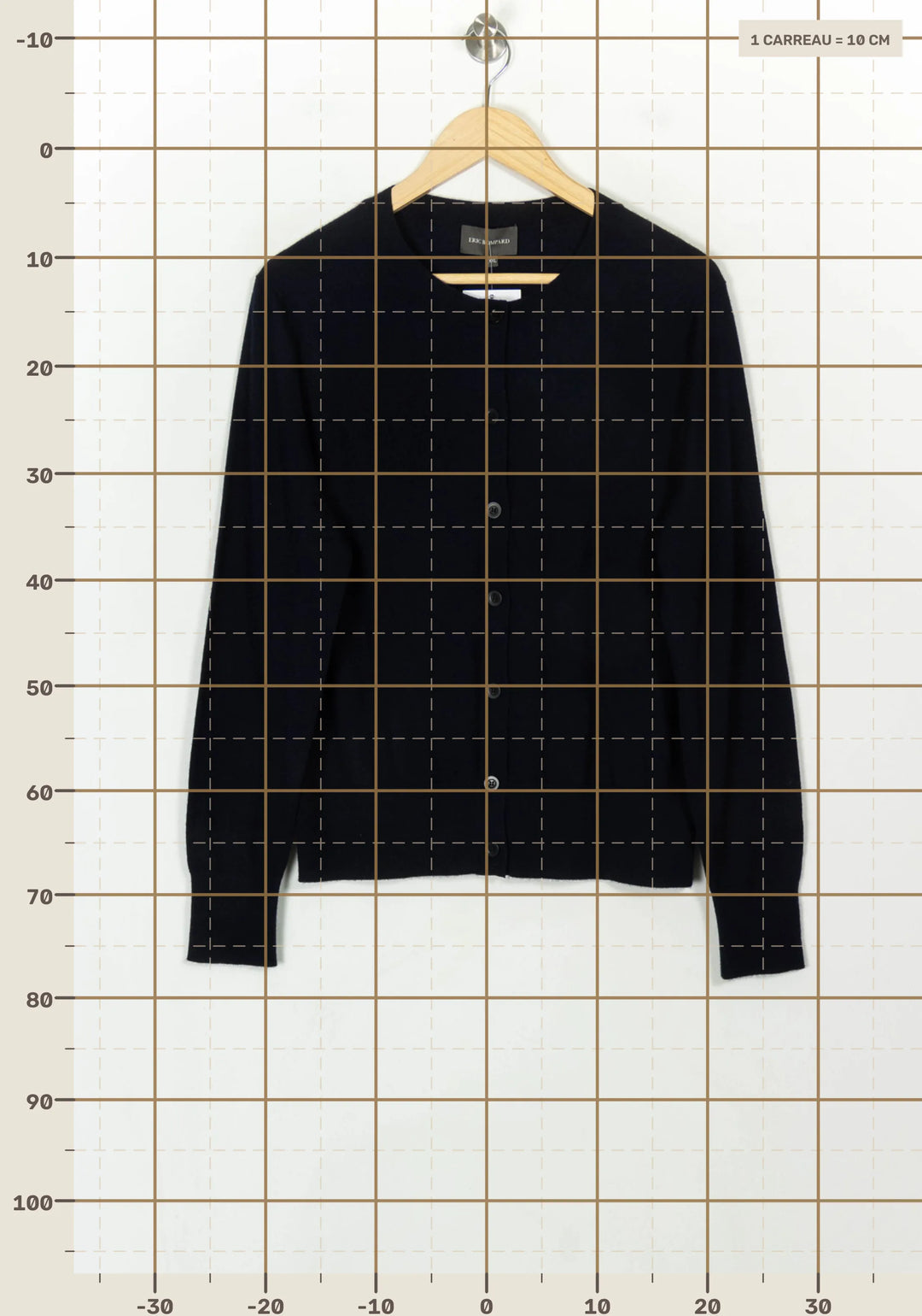Cardigan Bleu - Taille XXL/44 de la marque Eric Bompard | PARAD117933 - Vendu par Paradigme - Image 4