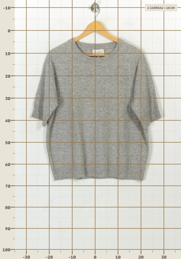 Pull Gris - Taille L/40 de la marque Eric Bompard | PARAD117934 - Vendu par Paradigme - Image 4